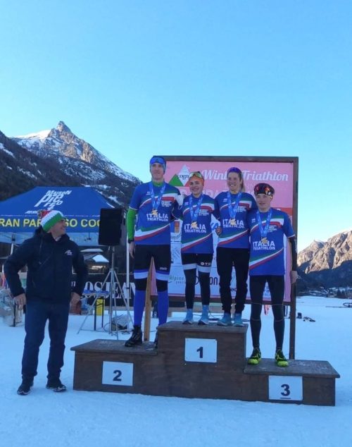 Sandra Mairhofer e Franco Pesavento sono i nuovi campioni italiani di Winter Triathlon