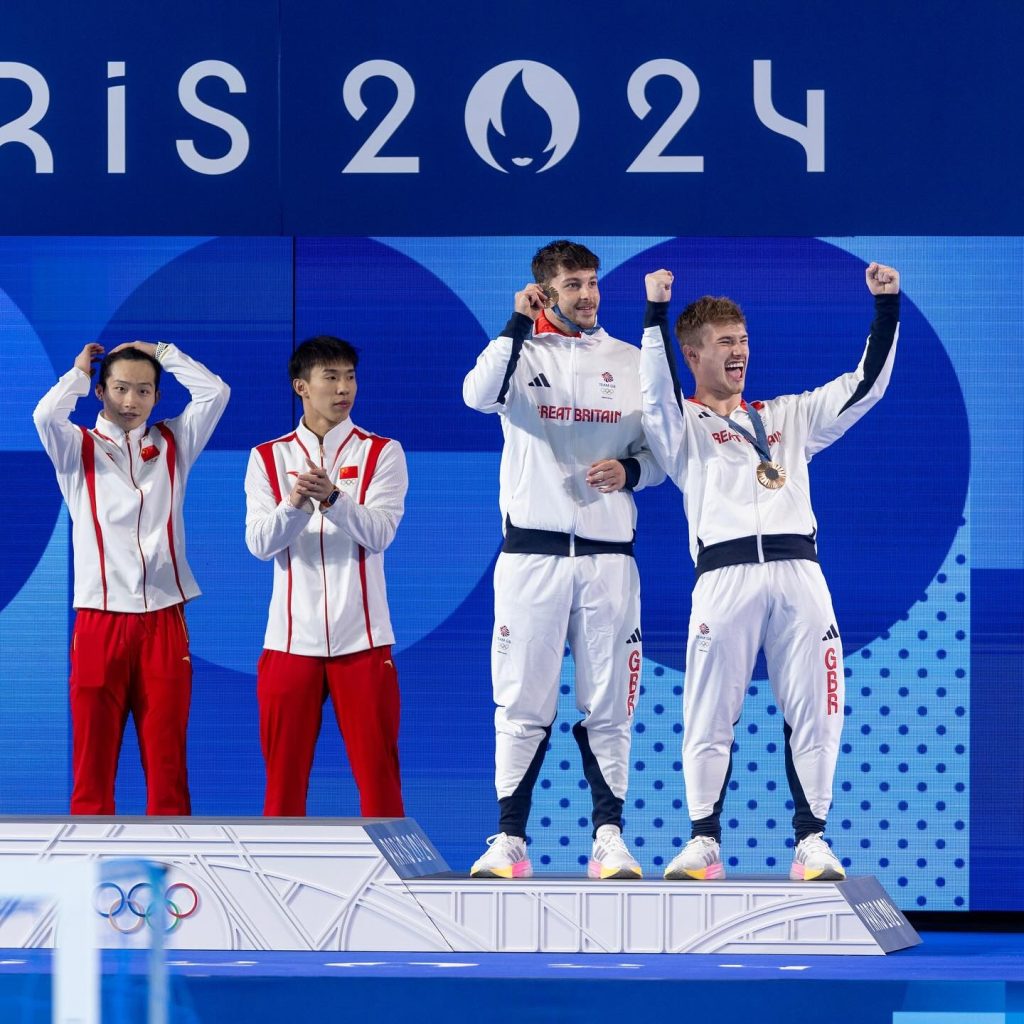 Jack Laugher Paris 2024 Podio